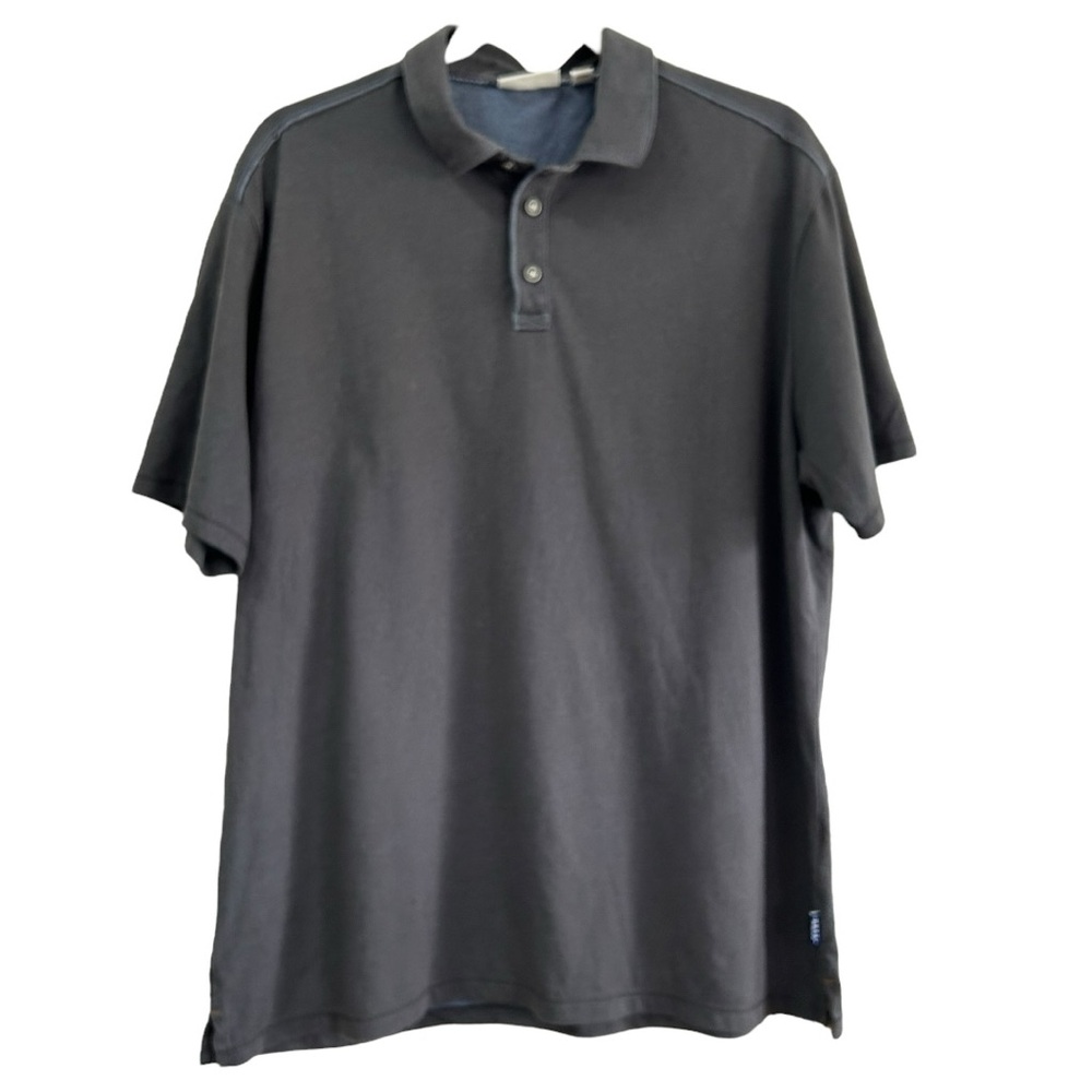 ROWM Men’s Gray Short Sleeve Polo Shirt ‎ Sz XL